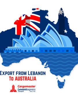 Groupage from Lebanon to Australia